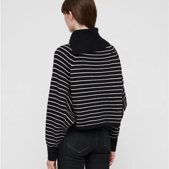 All Saints Maddie Cropped Roll Neck Sweater - Picture 4 of 5